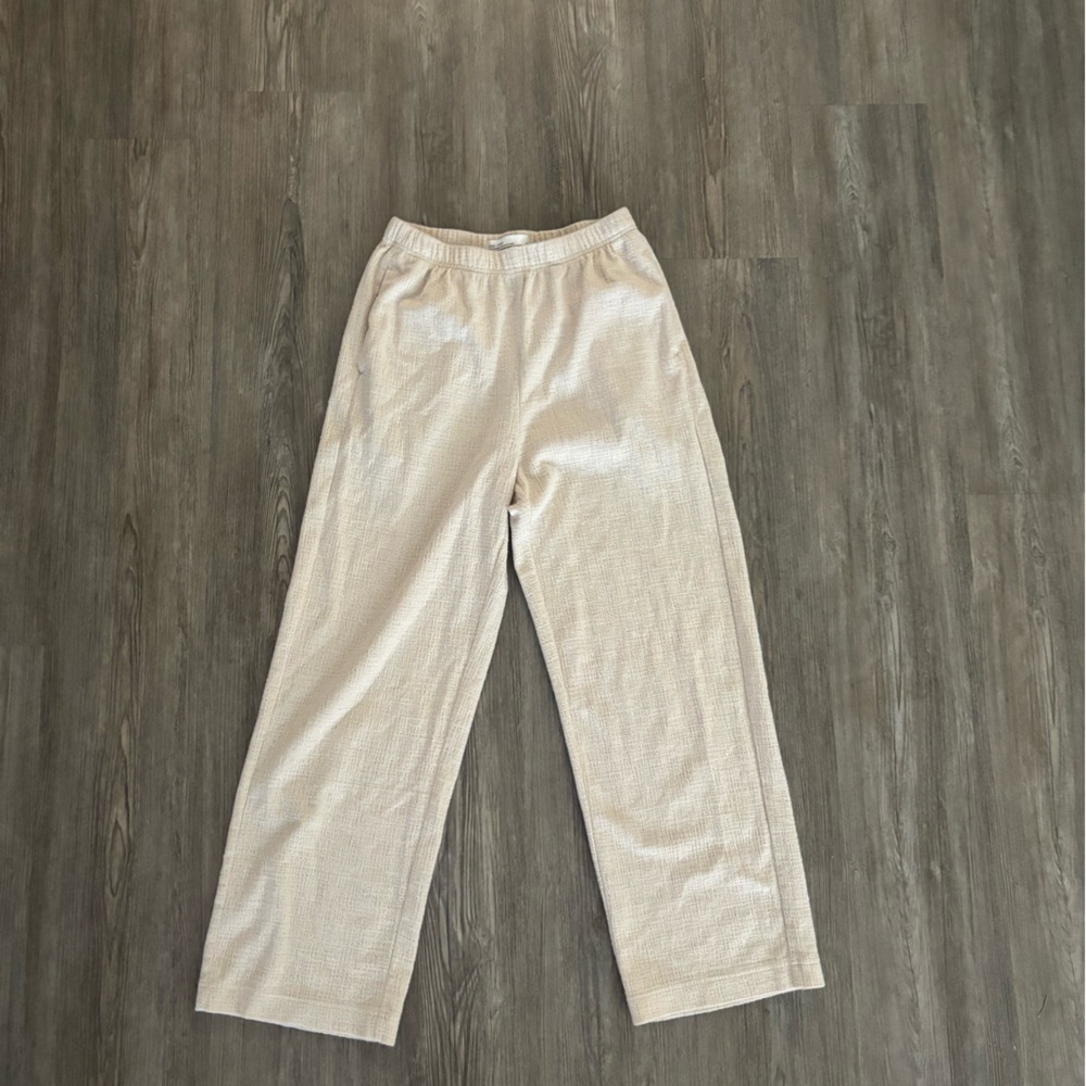 Oak + Fort Cream Pants